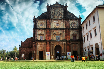 Tourist place in Goa Basilica of Bom Jesus