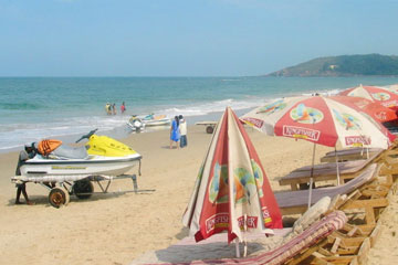 Tourist place in Goa Calangute Beach
