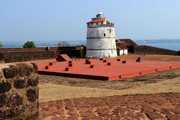 Beautiful tourist place in Goa Fort Aguada