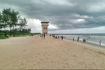 Top Tourist place in Mangalore Panambur beach